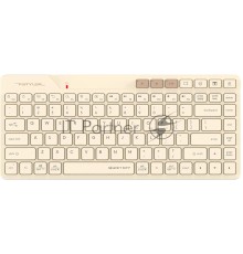 Клавиатура A4Tech Fstyler FBK26C AS бежевый USB беспроводная BT/Radio slim Multimedia (FBK26C AS)