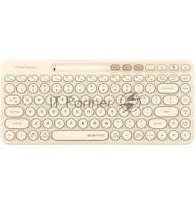 Клавиатура A4Tech Fstyler FBK36C AS бежевый USB беспроводная BT/Radio slim Multimedia (FBK36C AS)