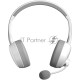 Наушники с микрофоном A4Tech BH230 белый/серый мониторные BT оголовье (BH230 WHITE)