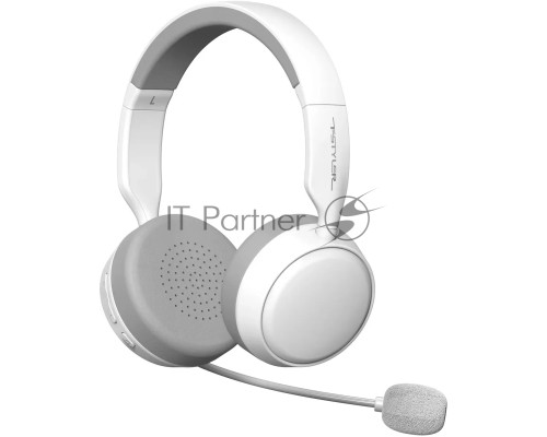 Наушники с микрофоном A4Tech BH230 белый/серый мониторные BT оголовье (BH230 WHITE)