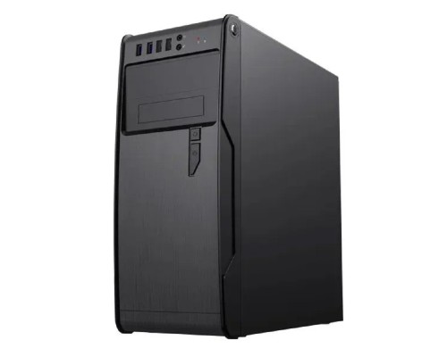 [Корпус] PowerCool Компьютерный корпус без ТМ, S1008BK-2U3C-NP NP (MidiTower, БЕЗ БП, Black, 2*USB3.0+2*USB Type-C +HD Audio) 