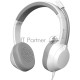 Наушники с микрофоном A4Tech Fstyler FH150U белый/серый 2м накладные USB оголовье (FH150U WHITE)