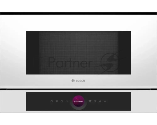 Микроволновая печь Bosch BFL7221W1 21л. 900Вт белый (встраиваемая)