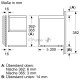 Микроволновая печь Bosch BFL7221W1 21л. 900Вт белый (встраиваемая)