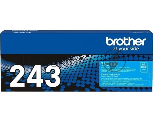 Картридж лазерный Brother TN243C голубой (1000стр.) для Brother DCP-9010 HL-3040/3050/3070 MFC-9010/9120/9320