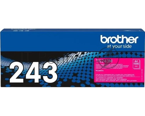 Картридж лазерный Brother TN243M пурпурный (1000стр.) для Brother DCP-9010 HL-3040/3050/3070 MFC-9010/9120/9320