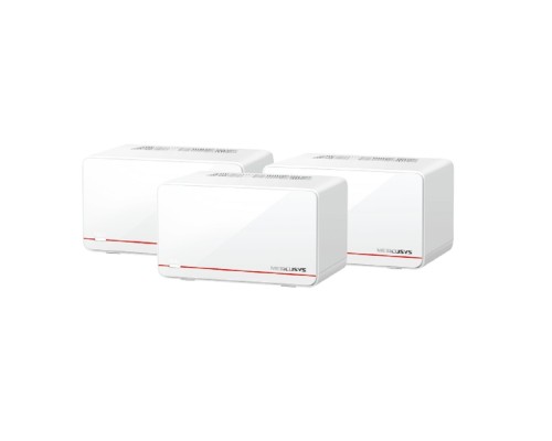 [Mercusys] Mercusys Halo H37BE(3-pack) BE6500 Домашняя Mesh Wi-Fi 7 система