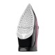 Утюг Galaxy Line GL 6132, розовый с черным, паровой, 2800 Вт, керамическое покрытие EasyGlide, функции: самоочистка, антикапля, антинакипь, указатель максимального уровня воды, индикатор нагрева, вертикальное отпаривание, паровой удар, регулировка подачи