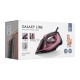 Утюг Galaxy Line GL 6132, розовый с черным, паровой, 2800 Вт, керамическое покрытие EasyGlide, функции: самоочистка, антикапля, антинакипь, указатель максимального уровня воды, индикатор нагрева, вертикальное отпаривание, паровой удар, регулировка подачи