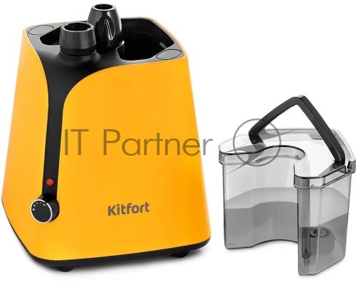 Отпариватель напольный Kitfort КТ-9160 2000Вт оранжевый/черный