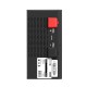 Комплект ИБП EX295994RUS + батарея 26Aч EX282970RUS 2шт (инвертор, синус, для котла, PF=1, настенный) ExeGate IdealSine SR-1500.LCD.2SH  <1500VA/1500W, чистая синусоида, цветной LCD-дисплей, 2*Schuko, крепление настенное, Black> + батарея ExeGate DT 1226