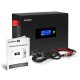 Комплект ИБП EX295994RUS + батарея 26Aч EX282970RUS 2шт (инвертор, синус, для котла, PF=1, настенный) ExeGate IdealSine SR-1500.LCD.2SH  <1500VA/1500W, чистая синусоида, цветной LCD-дисплей, 2*Schuko, крепление настенное, Black> + батарея ExeGate DT 1226