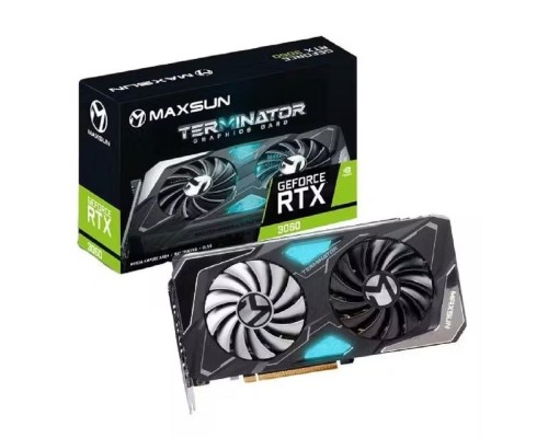 [Видеокарта] Видеокарта MAXSUN MS-GeForce RTX3060 Terminator 12Gb GDDR6, 192bit, 1320-1777Mhz, 3*DP/1*HDMI2.1, 170W Ret (6940709643716)
