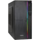 Компьютерный корпус Minitower ExeGate mEVO-9302-NPX400 (mATX, БП 400NPX с вент. 12см, 2*USB+1*USB3.0, HD аудио, черный, с RGB подсветкой)