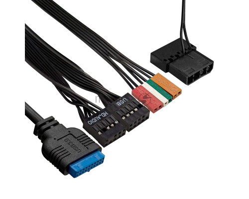 Компьютерный корпус Minitower ExeGate mEVO-9302-NPX400 (mATX, БП 400NPX с вент. 12см, 2*USB+1*USB3.0, HD аудио, черный, с RGB подсветкой)
