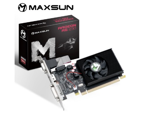 [Видеокарта] Видеокарта MAXSUN MS-R5 230 Power Hammer SI 2G M0  2Gb GDDR3, 64bit, 625/1066Mhz,  DP/HDMI/DVI, 25W Ret (6940709610824)