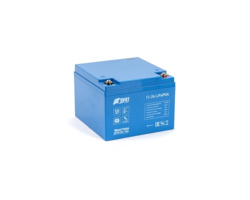 [Скат ] АКБ LiFePo4 БАСТИОН Skat i-Battery 12-26 12В / 26Ач, гарантия 5 лет (648)