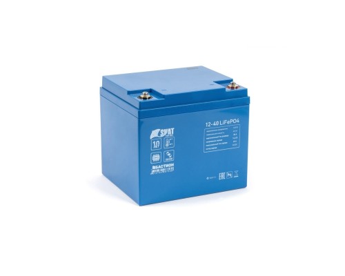 [Скат ] АКБ LiFePo4 БАСТИОН Skat i-Battery 12-40 12В / 40Ач, гарантия 5 лет (649)