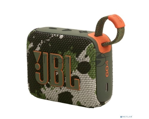 Портативная акустическая система JBL GO 4 камуфляж(JBLGO4SQUAD)