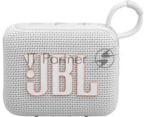Портативная акустическая система JBL GO 4 белый(JBLGO4WHT)