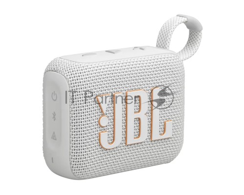 Портативная акустическая система JBL GO 4 белый(JBLGO4WHT)