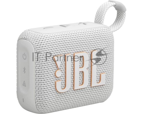 Портативная акустическая система JBL GO 4 белый(JBLGO4WHT)