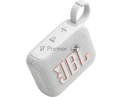 Портативная акустическая система JBL GO 4 белый(JBLGO4WHT)