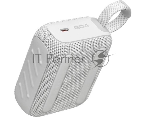 Портативная акустическая система JBL GO 4 белый(JBLGO4WHT)