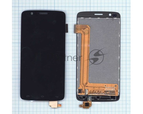 Дисплей для Fly IQ4409 Era Life 4 Quad, черный