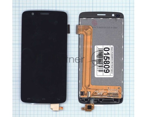 Дисплей для Fly IQ4409 Era Life 4 Quad, черный