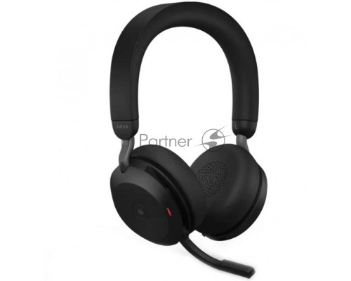 Гарнитура беспроводная Jabra Evolve 2 75, Link380a MS Stereo Stand Black