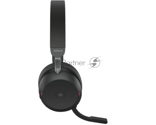 Гарнитура беспроводная Jabra Evolve 2 75, Link380a MS Stereo Stand Black
