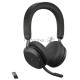 Гарнитура беспроводная Jabra Evolve 2 75, Link380a MS Stereo Stand Black