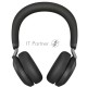 Гарнитура беспроводная Jabra Evolve 2 75, Link380a MS Stereo Stand Black