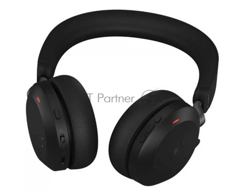 Гарнитура беспроводная Jabra Evolve 2 75, Link380a MS Stereo Stand Black
