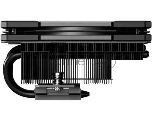 Кулер для процессора ID-COOLING IS-65-XT BLACK LGA1700/1200/115X/AM5/AM4 низкопрофильный высота 65mm (18шт/кор, TDP 125W, PWM, 4 тепл.трубок + медная база, FAN 120mm, черный) BOX