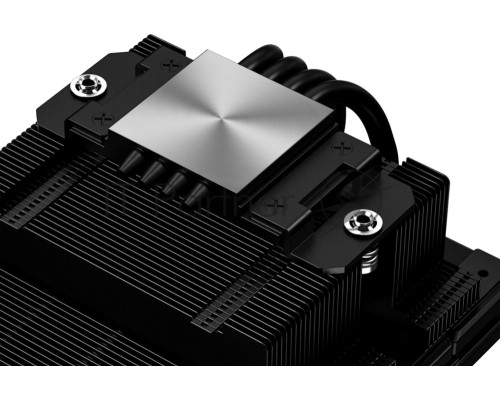 Кулер для процессора ID-COOLING IS-65-XT BLACK LGA1700/1200/115X/AM5/AM4 низкопрофильный высота 65mm (18шт/кор, TDP 125W, PWM, 4 тепл.трубок + медная база, FAN 120mm, черный) BOX