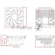 Кулер для процессора ID-COOLING IS-65-XT BLACK LGA1700/1200/115X/AM5/AM4 низкопрофильный высота 65mm (18шт/кор, TDP 125W, PWM, 4 тепл.трубок + медная база, FAN 120mm, черный) BOX