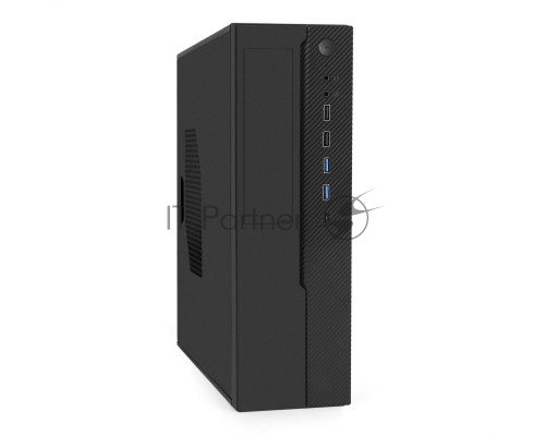 Компьютерный корпус Desktop ExeGate MI-641-01 (mini-ITX/mATX, без БП, 2*USB+2*USB3.0, HD аудио, черный)