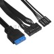 Компьютерный корпус Desktop ExeGate MI-641-01 (mini-ITX/mATX, без БП, 2*USB+2*USB3.0, HD аудио, черный)