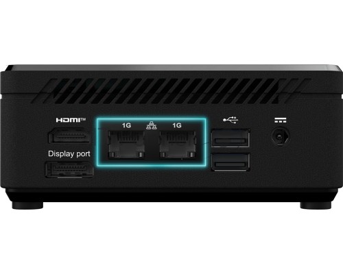 Неттоп MSI Cubi N ADL Intel Processor N200, 4Gb DDR4 SO-DIMM, 128GB SSD M.2, Intel UHD Graphics, noDVD, WiFi, BT, 65W, no keyboard&mouse, WinPro11, 1y war-ty