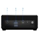 Неттоп MSI Cubi N ADL Intel Processor N200, 4Gb DDR4 SO-DIMM, 128GB SSD M.2, Intel UHD Graphics, noDVD, WiFi, BT, 65W, no keyboard&mouse, WinPro11, 1y war-ty