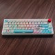 Клавиатура Epomaker TH66 Pro Keyboard Budgerigar White Sushi 