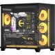Корпус Formula Crystal Z9 черный без БП ATX 7x120mm 2xUSB3.0 audio bott PSU