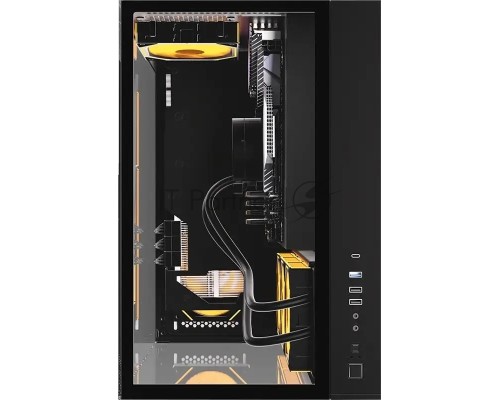 Корпус Formula Crystal Z9 черный без БП ATX 7x120mm 2xUSB3.0 audio bott PSU