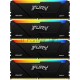 Оперативная память Kingston DDR4 4x8GB 3200MHz KF432C16BB2AK4/32 Fury Beast RGB RTL Gaming PC4-25600 CL16 DIMM 288-pin 1.35В dual rank с радиатором Ret