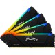 Оперативная память Kingston DDR4 4x8GB 3200MHz KF432C16BB2AK4/32 Fury Beast RGB RTL Gaming PC4-25600 CL16 DIMM 288-pin 1.35В dual rank с радиатором Ret