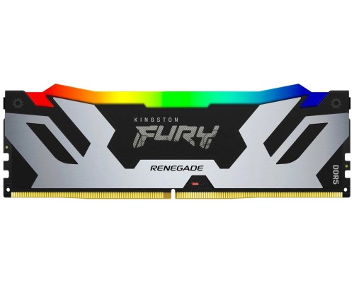 Оперативная память Kingston DDR5 16GB 7200MHz Kingston KF572C38RSA-16 Fury Renegade Black RGB RTL Gaming PC5-57600 CL38 DIMM 288-pin 1.45В single rank с радиатором Ret
