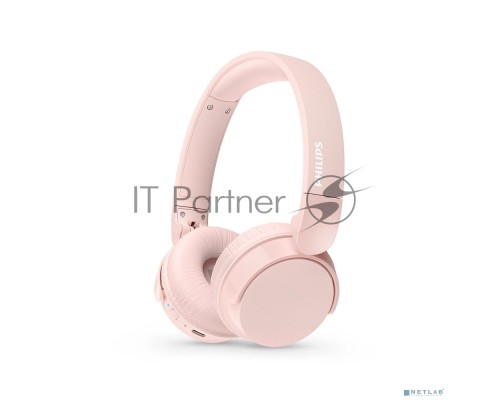 Гарнитура накладные Philips TAH4209 розовый беспроводные bluetooth оголовье (TAH4209PK/00)