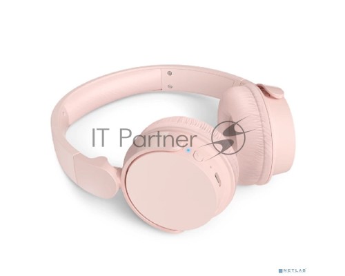 Гарнитура накладные Philips TAH4209 розовый беспроводные bluetooth оголовье (TAH4209PK/00)